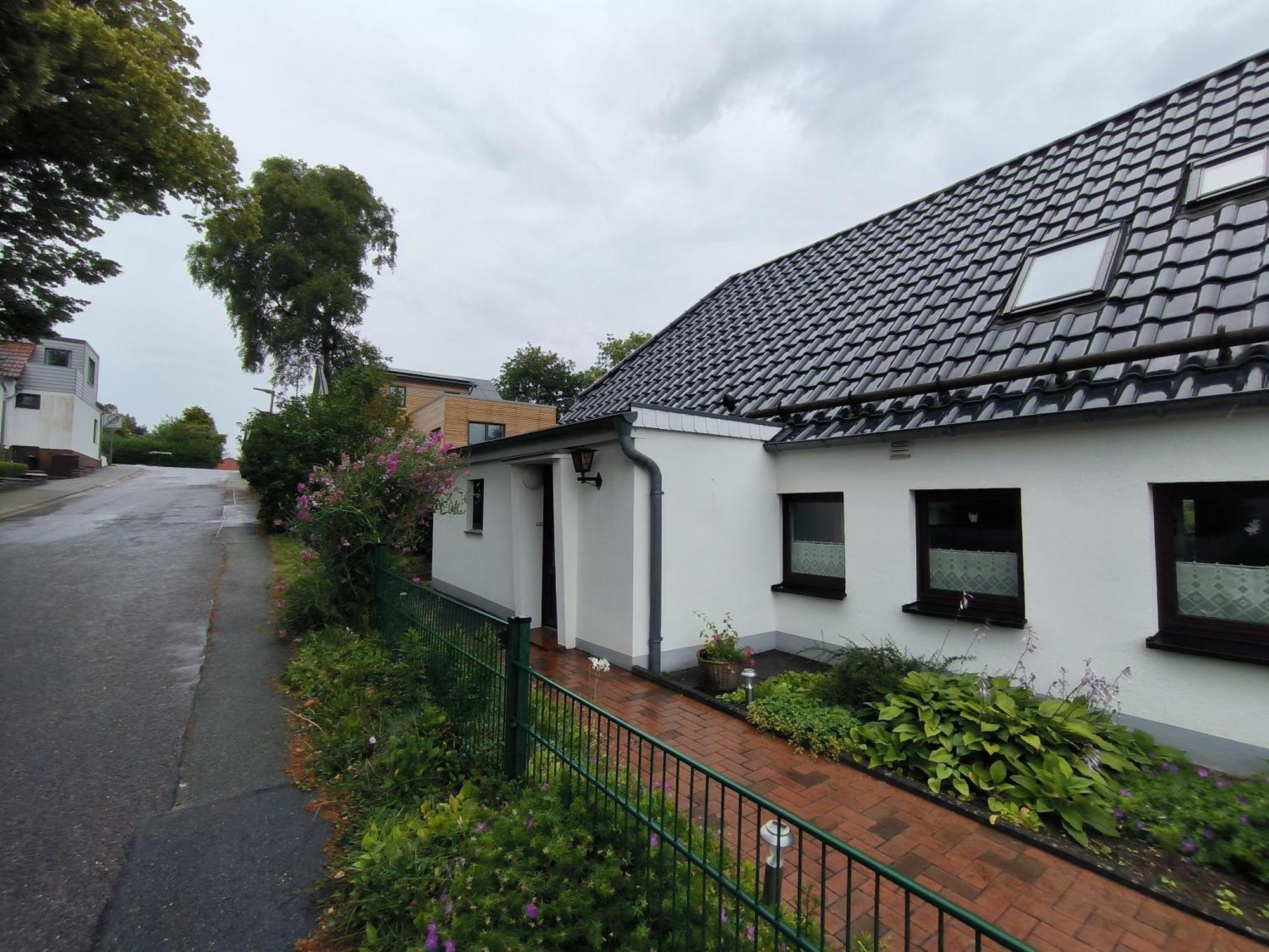 Andresen - Ferienwohnung Mit Gartenlaube ฮันเดอวิทท์ ภายนอก รูปภาพ